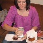 Geschneckte backen Krapfen